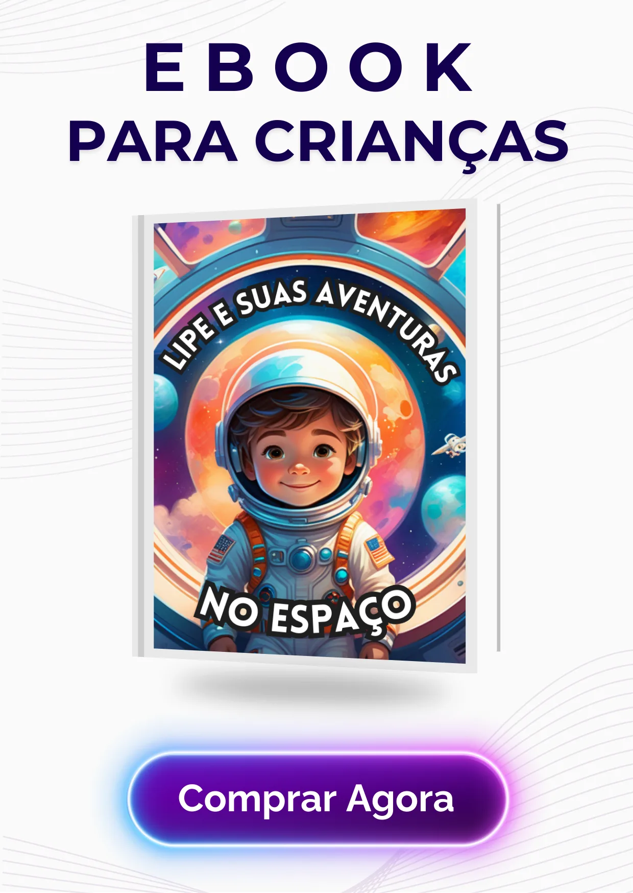 Ebook de astronauta para crianças