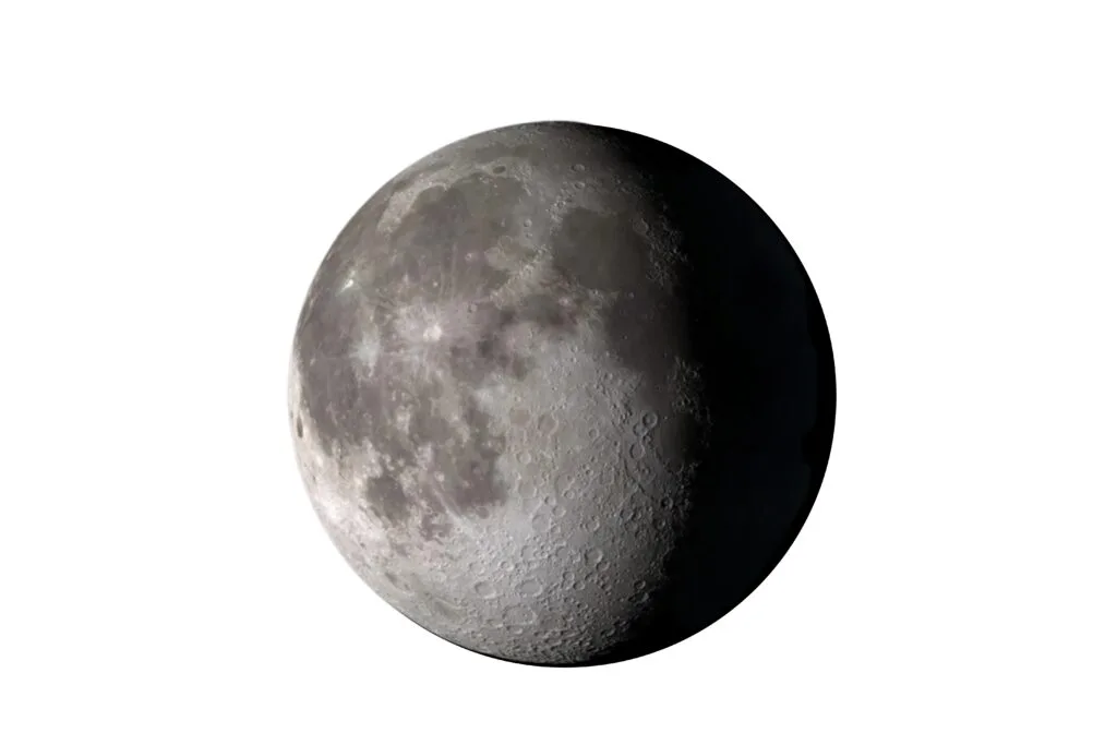 Lua minguante gibosa