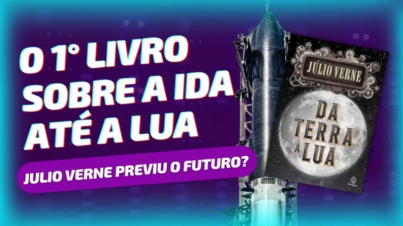 Capa do Livro Da Terra à Lua de Julio Verne